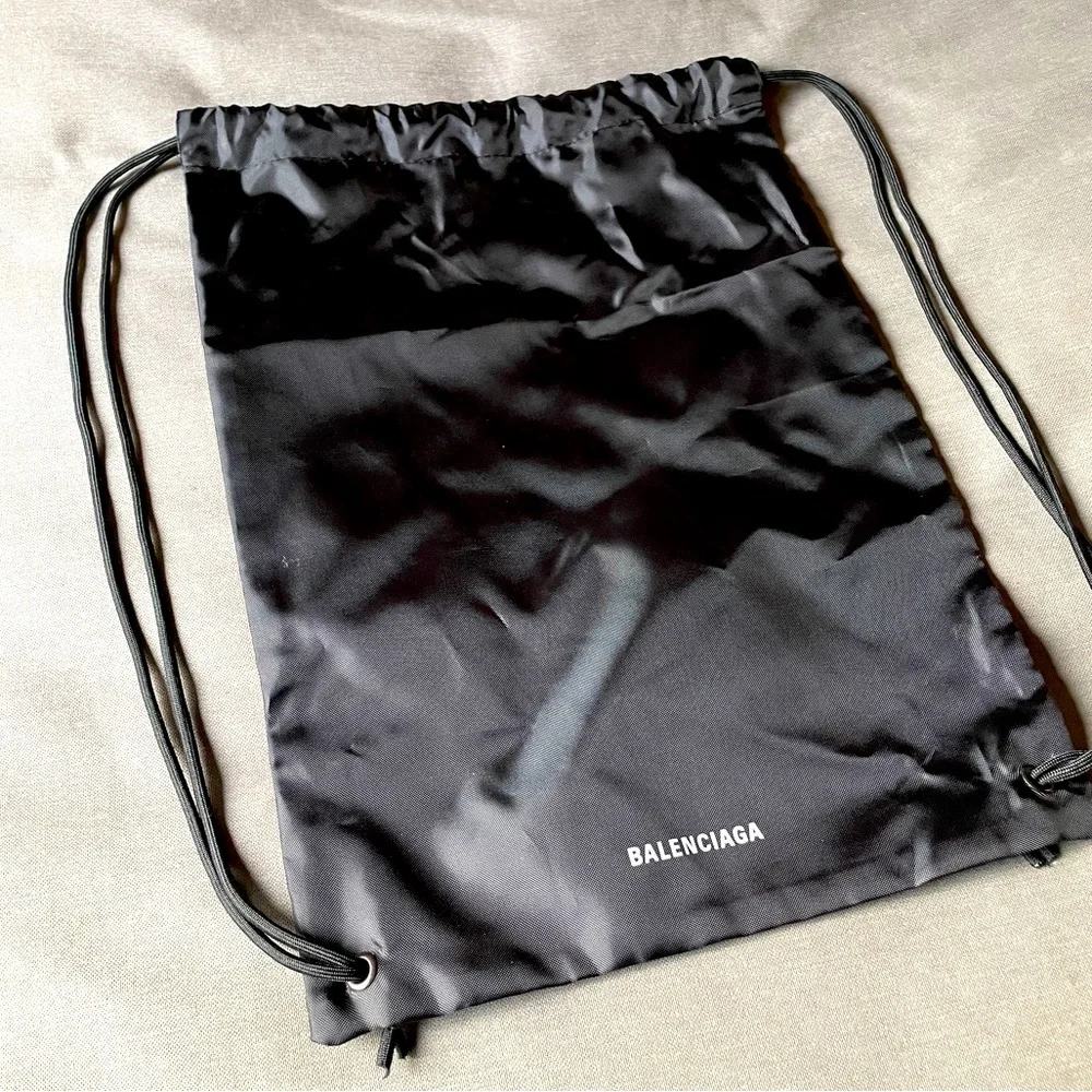 BALENCIAGA Drawstring Nylon Backpack - Picture 1 of 4
